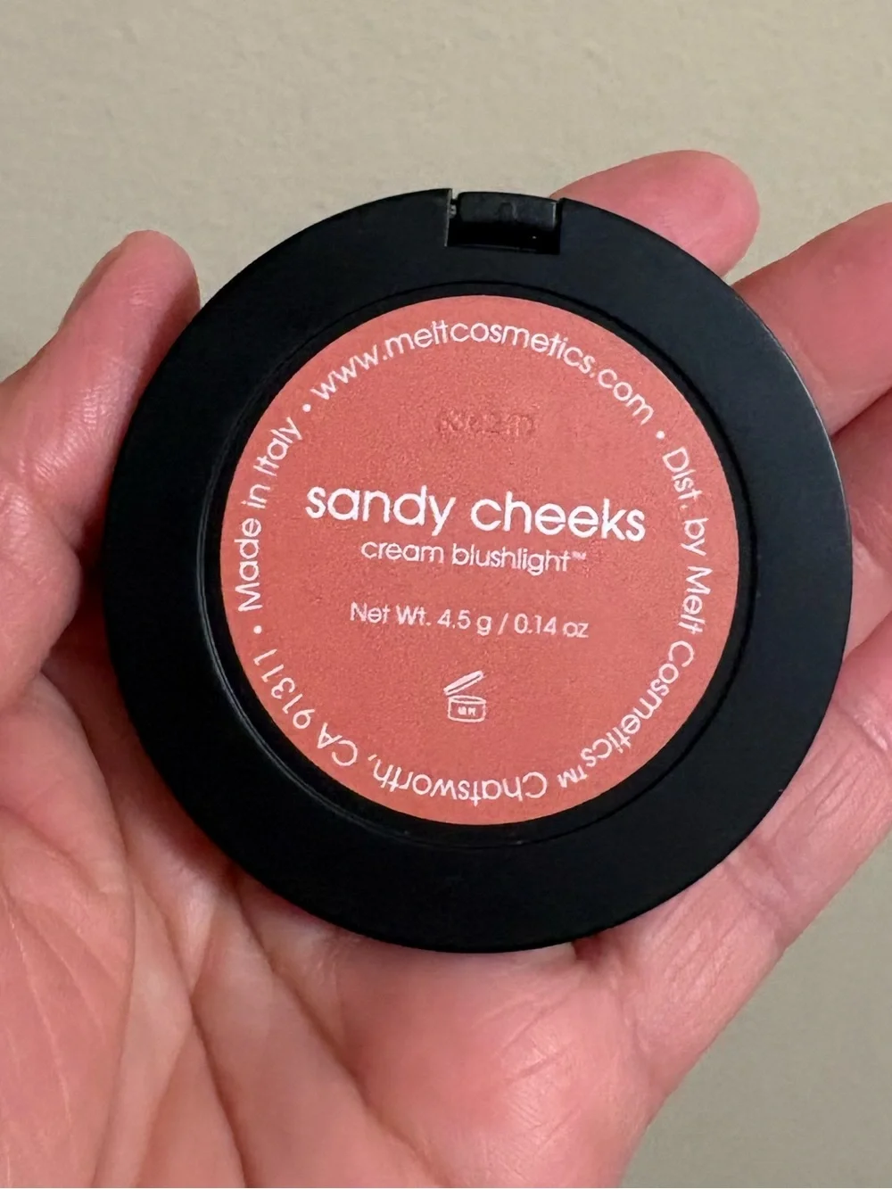 Melt Cosmetics Cream Blushlight — Sandy Cheeks Like New I Just Swatch Once .